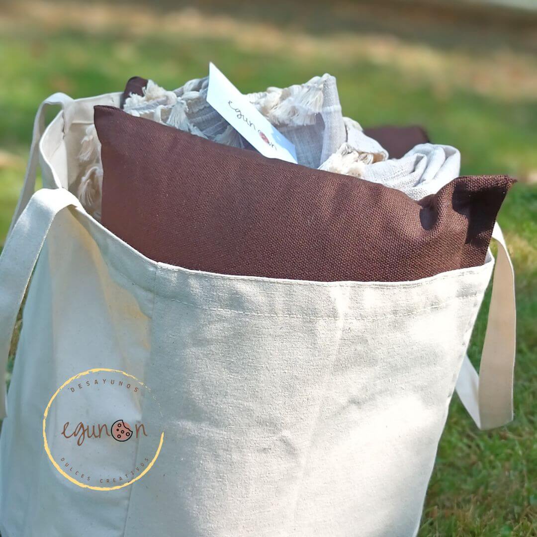 bolsa picnic, tote bag, desayuno, picnic, a domicilio