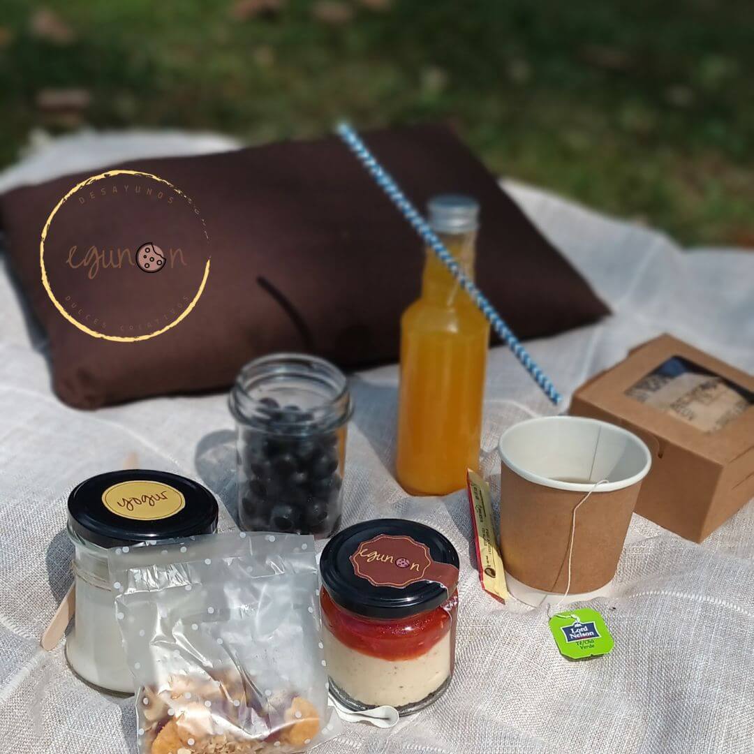 pack picnic desayuno sorpresa, especial, gourmet,, a domicilio, regalo