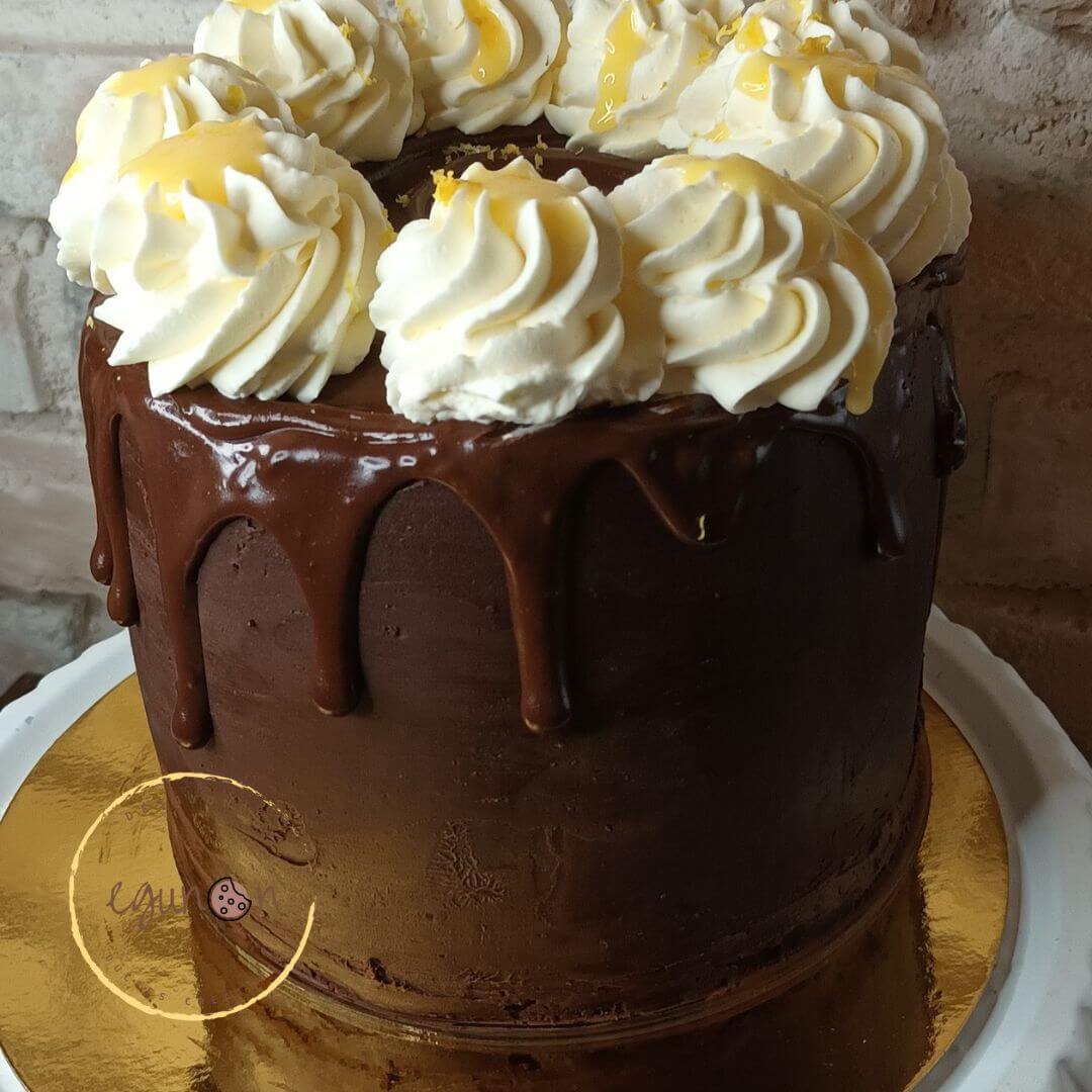 tarta de chocolate, muerte por chocolate, ganaché, a domicilio, pastel, cumpleaños, aniversario