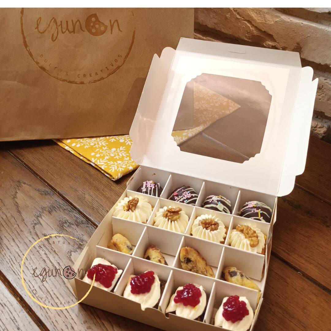 desayunos, cajas de regalo, bizcochos , tartas, cookies, mix degustacion