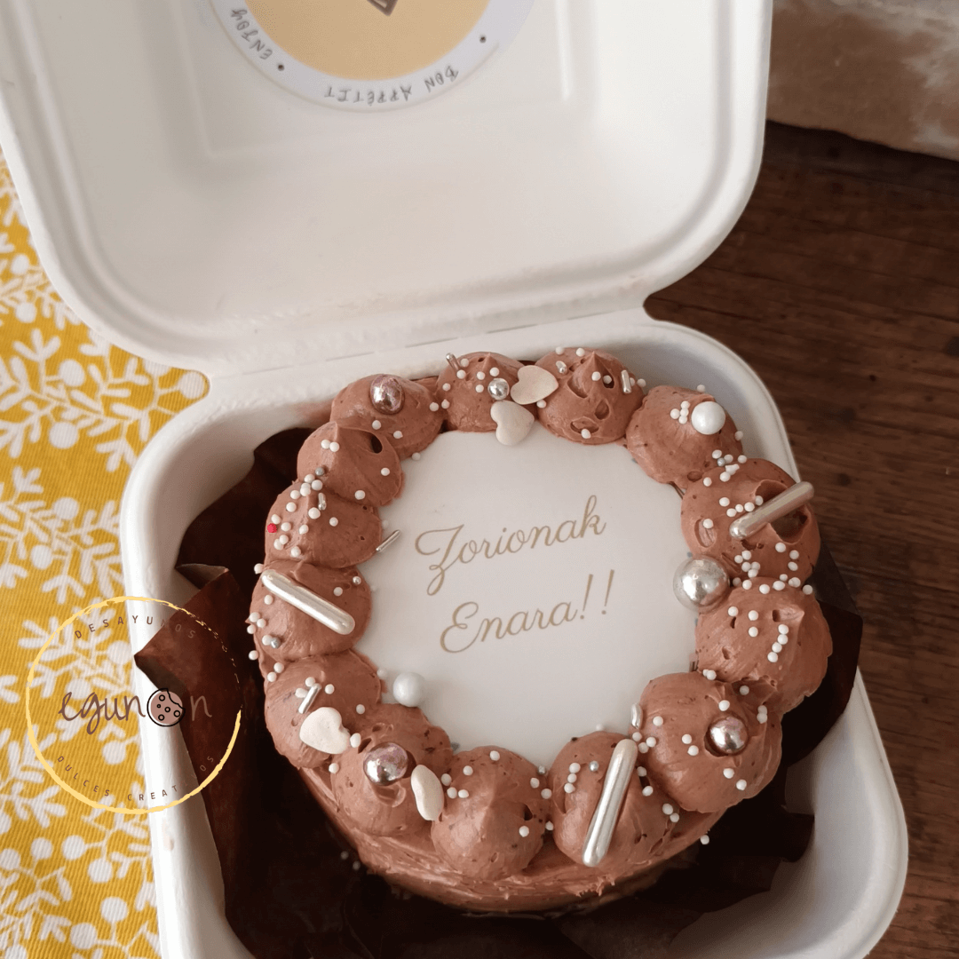 bentocake, tarta individual, minitarta, regalo, a domicilio