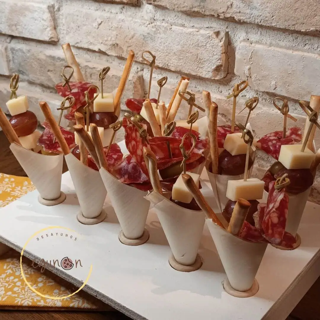 70 conos embutidos, a domicilio, eventos, desayunos empresa